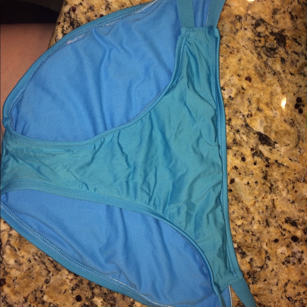 NWOT Blue Mossimo Bikini Bottoms